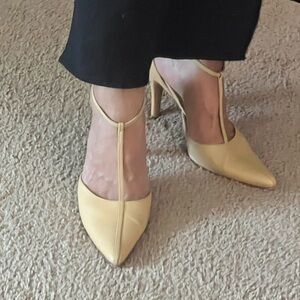 Elegant Cream Women's Heels